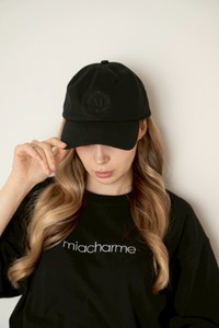 miacharmeロゴTシャツ（ブラック）/ miacharmeロゴマークキャップ