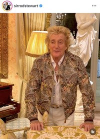 ロッド・スチュワートのインスタグラム＠sirrodstewartより