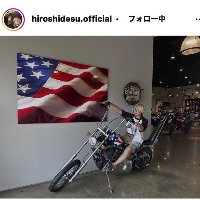 ヒロシのインスタグラム＠hiroshidesu.officialより