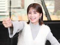 大仁田美咲アナウンサー（撮影・中田匡峻）