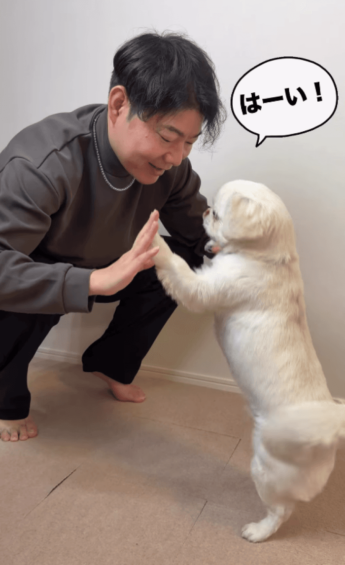 これからも、パパと二人三脚で頑張れ！