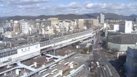 JR岡山駅　11時45分ごろ