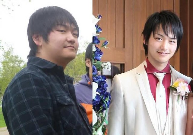 80kg→60kgのBefore・After/吉田さん（@japan.torus）提供