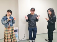 兵動さんと菜つ美（左）、中将（右）でソーシャルディスタンス撮影。
コロナ自粛中に何かしなければと思い立ち、12kgのダイエットに成功したという兵動さん。