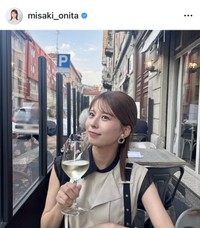 大仁田美咲アナウンサーのインスタグラム＠misaki_onitaより