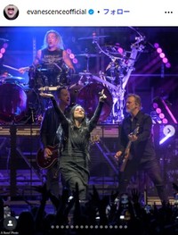 エヴァネッセンスのインスタグラム@evanescenceofficialより