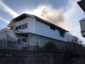仙台・泉区将監の住宅から出火　けが人なし