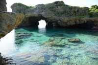 透明度が高いニウエの海