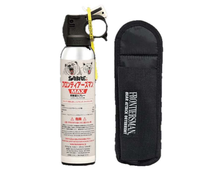 SABRE「フロンティアーズマンMAX」熊撃退スプレー（画像提供：株式会社 トウキョウジュウホウ / Tokyo Juho, Inc.さん）