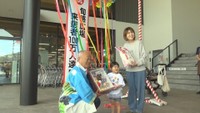 100万人目の来店者　旬感広場　総社市岡谷