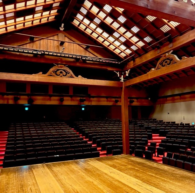 能舞台から見た客席