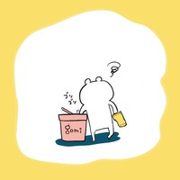 絵日記／あさるよね（え？あさら…ない…？）（オヨネさん提供）