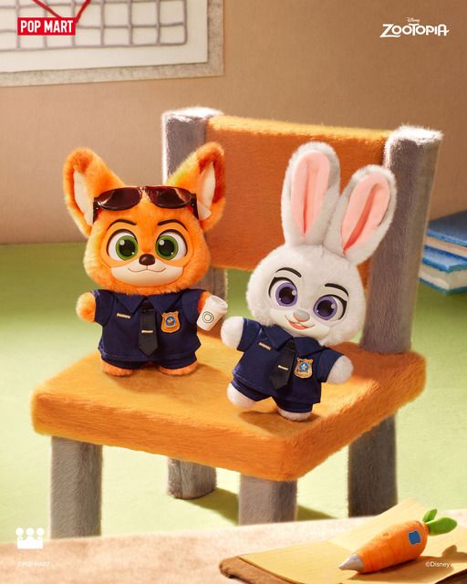 ディズニー　ズートピア　 Zootopia ぬいぐるみキーチェーン 3種セット ズートピア』ジュディとニックがぬいぐるみキーホルダーになって登場