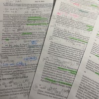 みっかかんさんが使っていたテキスト（提供）