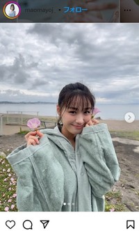 髙野真央のインスタグラム＠maomayoj_より
