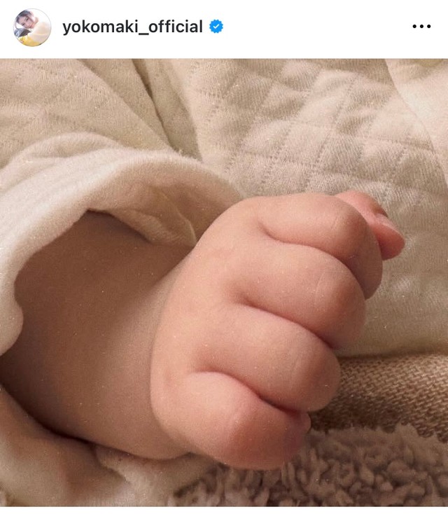 真木よう子インスタグラム＠yokomaki_officialより