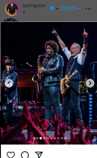 ブルース・スプリングスティーンのインスタグラム＠springsteenより
