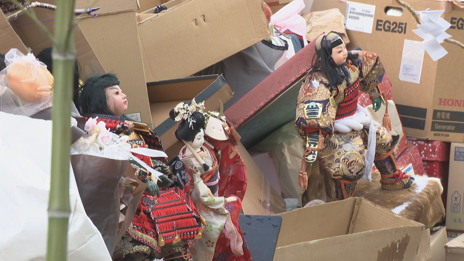 高松市の神社で人形供養 強風のため「おたき上げ」は延期 | KSBニュース | KSB瀬戸内海放送