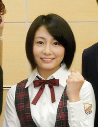 乃木坂46時代の市來玲奈アナウンサー＝2014年4月撮影