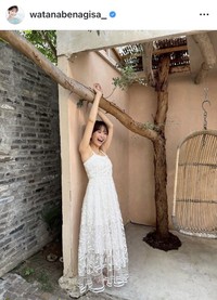 渡邊渚アナウンサーのインスタグラム＠watanabenagisa_より