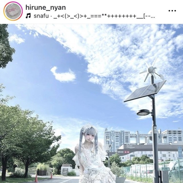 雲丹うにインスタグラム＠hirune_nyanより