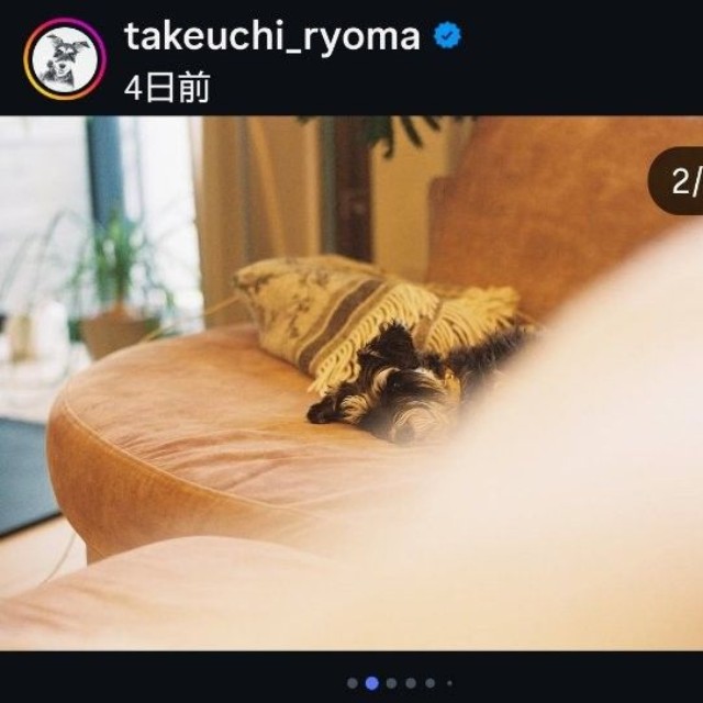 竹内涼真のインスタグラム＠takeuchi_ryomaから