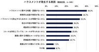 ハラスメントが発生する原因（提供画像）