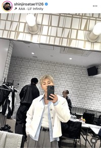 與真司郎インスタグラム＠shinjiroatae1126より