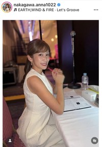 中川安奈アナウンサーのインスタグラム＠nakagawa.anna1022より
