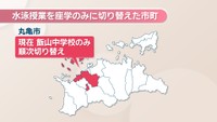 水泳授業を座学のみに切り替えた市町