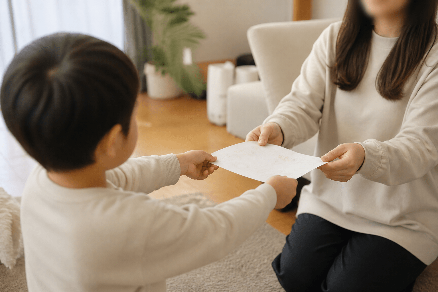 子供からもらった手紙に書かれていた「BBA」の文字…