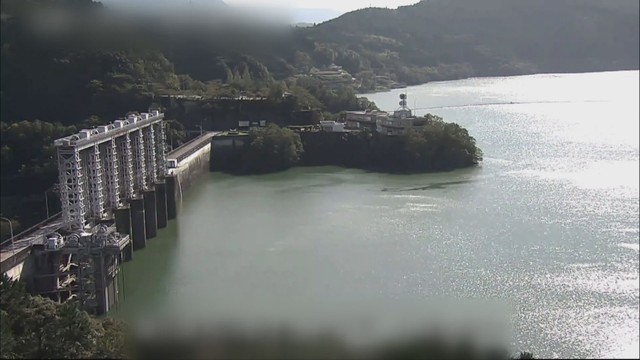 早明浦ダム（高知）　午後3時ごろ　提供：水資源機構