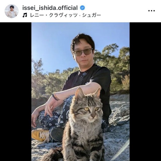 いしだ壱成インスタグラム＠issei_ishida.officialより