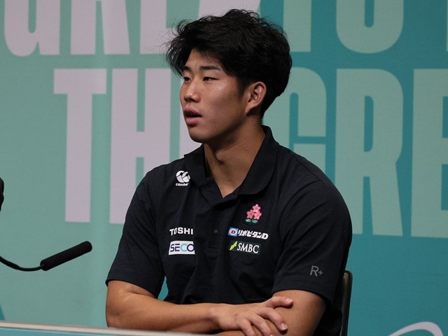 ラグビー - 早稲田大・矢崎由高 ”世界最強”南アフリカから唯一のトライ