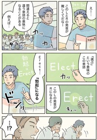 【漫画】『LとRの発音。』1（コンテくん提供）