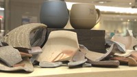 備前焼のリサイクル素材を37%配合した再生陶器