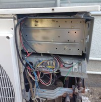 玉野市 エアコン室外機の基盤盗まれる 旧和田出張所で　岡山県