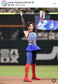 藤原紀香インスタグラム(@norika.fujiwara.official)より