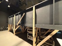 3週間ごとに撤去される、DIY映画館。