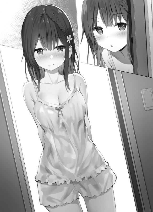 キャミソールタイプのランジェリー　「ランジェリーガールをお気に召すまま」（ＫＡＤＯＫＡＷＡ）挿絵　