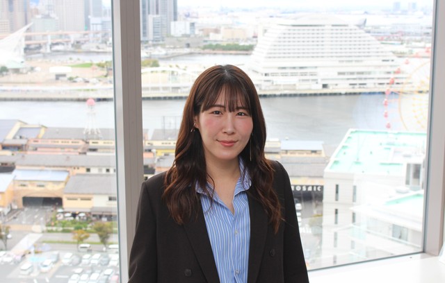 映画「ブルーボーイ事件」に主演した中川未悠さん＝神戸市内