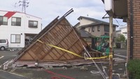 【台風14号】強風で車庫や看板が倒壊、瀬戸芸作品に被害も　岡山県で3人、香川県で2人がけが