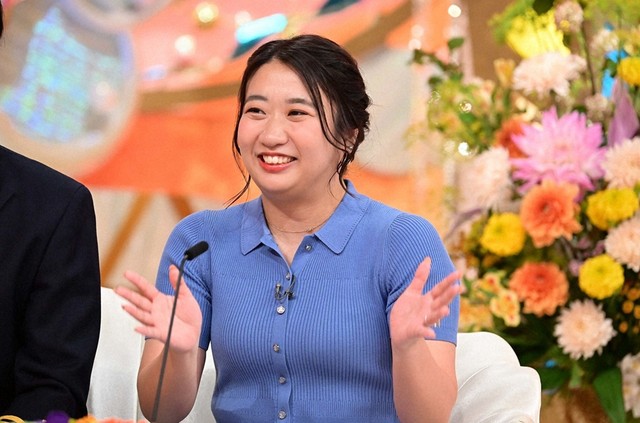 妻の竹俣実央さん（©ABCテレビ）