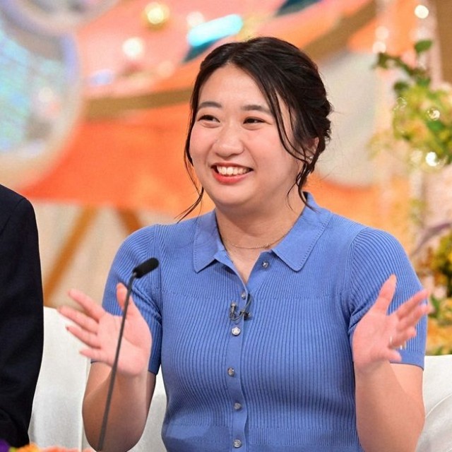 妻の竹俣実央さん（©ABCテレビ）