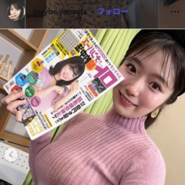 山田かなのインスタグラム＠maybe.yamadaより
