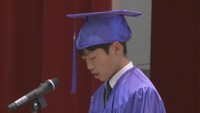 卒業生代表／河中優真さん