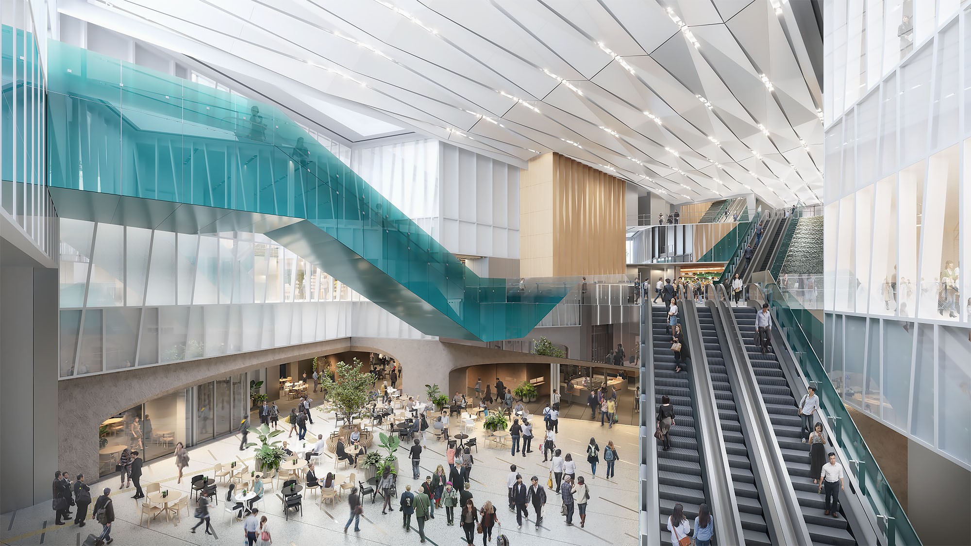 05‗駅前広場イメージ（俯瞰）_Station Atrium (Overlooking view; image) 