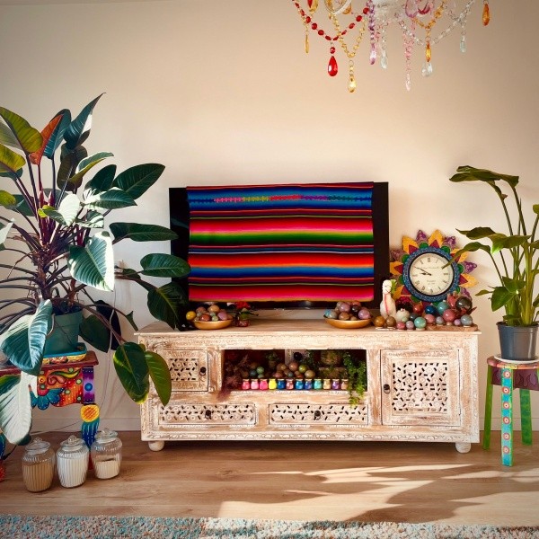 作った泥だんごはインテリアとして自宅で飾っているそう（画像提供：noriko 世界泥だんご協会会長（仮）さん）