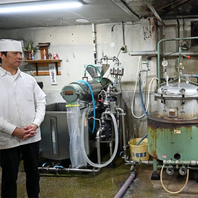 中村軒の全ての餡をつくる餡場