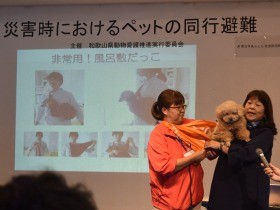 災害時、ペットとの避難は　和歌山であり方考える催し